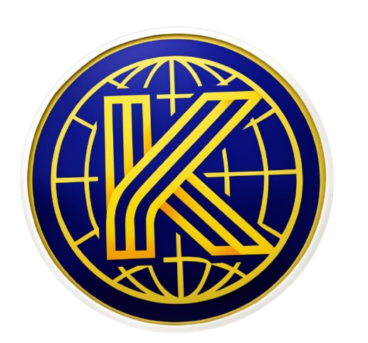 Kasauti International logo with stylized company name and graphic icon